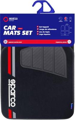 Vloermattenset voor auto Sparco SPCF508RD Rood