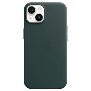 Apple Leather MagSafe Case iPhone 14 Forest Green