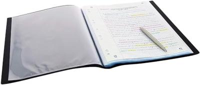 OXFORD Polyvision personaliseerbare presentatiealbum, formaat A4, uit PP, 40 tassen, transparant