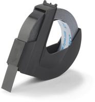 Dymo tape 9 mm voor lettertang Omega, zwart - thumbnail