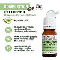 Pranarôm Essentiële Olie Eucalyptus Radie Bio 10ml - thumbnail