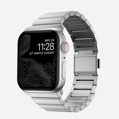 Nomad Aluminium band (45-49 mm) - Silver