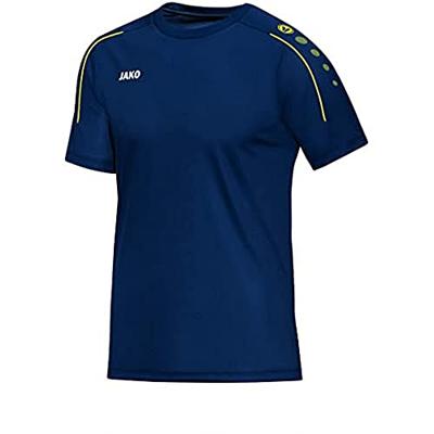 JAKO 6150 T-Shirt Classico - Nachtblauw/Citroen - M