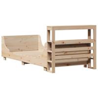 Bedframe zonder matras massief grenenhout 90x200 cm - thumbnail