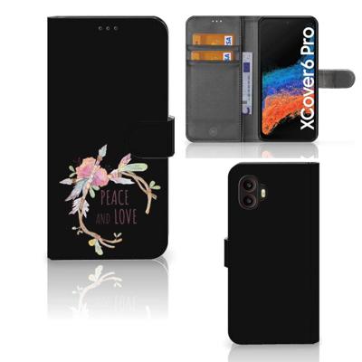 Samsung Galaxy Xcover 6 Pro Leuk Hoesje Boho Text Samsung Galaxy Xcover 6 Pro Leuk Hoesje Boho Text