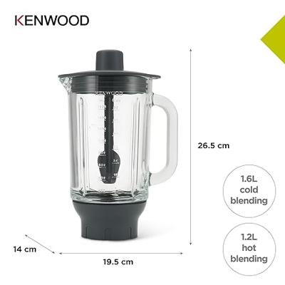 KENWOOD KAH359GL Blenderaccessoire 1.6L glas voor bakrobot