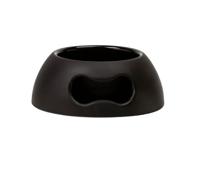Voerbak voor honden United Pets 350 ml Zwart Polypropyleen - thumbnail