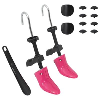 VidaXL Schoenspanners met schoenlepel eu 34-40 kunststof roze VidaXL Schoenspanners met schoenlepel eu 34-40 kunststof roze