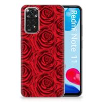 Xiaomi Redmi 10 | Redmi Note 11 4G | TPU Case | Red Roses - thumbnail