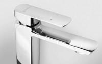 Wastafelmengkraan Sapho Mixona 1-hendel Recht 14.6 cm Chroom Sapho - thumbnail