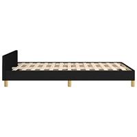 Bedframe zonder matras 120x200 cm stof zwart - thumbnail