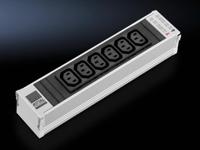 Rittal 7856.080 19 inch Stekkerdoos voor patchkast Apparaatcontactdoos C13 10A Meerdere kleuren - thumbnail