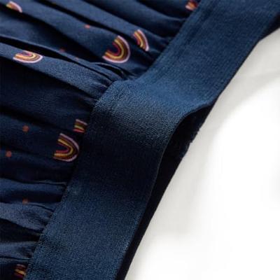 VidaXL Kinderrokje 128 marineblauw