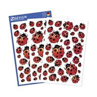 Avery AV-4400 Etiket 3 Vel Lieveheersbeestjes 10 Setjes met 3 Vel - thumbnail