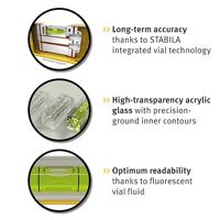 Stabila PRO SET 80 AS Waterpas set | 120 cm | 60 cm | 30 cm - 19714 - thumbnail