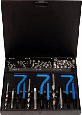 KS Tools 150.6155 Nirostaal schroefdraad-reparatieset M6-M10, 87-delig KS Tools 150.6155 Nirostaal schroefdraad-reparatieset M6-M10, 87-delig