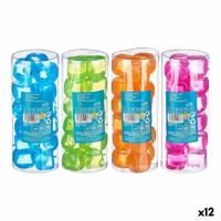 Herbruikbare koelblokjes Leknes TK22008 Blauw Groen Oranje Roze Polyethyleen Gedistilleerd water 6,5 x 16 x 6,5 cm 18 Onderdelen - thumbnail