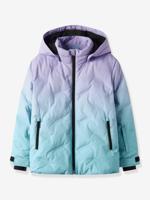 Waterdichte skijas met sneeuwvanger voor meisjes NAME IT, capuchon, reflecterende details meerkleurig - thumbnail