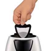 Tefal Waterkoker Dialog 1,7ltr - RVS/Zwart KI150D - thumbnail