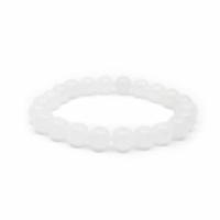 Edelsteen Armband Witte Jade - thumbnail