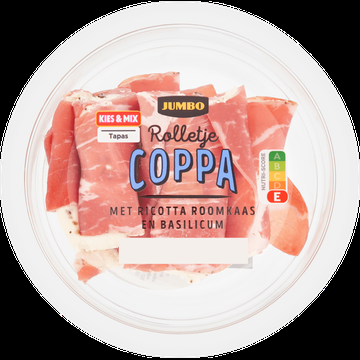 Jumbo Rolletje Coppa met Ricotta Roomkaas en Basilicum 65 g