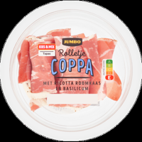 Jumbo Rolletje Coppa met Ricotta Roomkaas en Basilicum 65 g - thumbnail