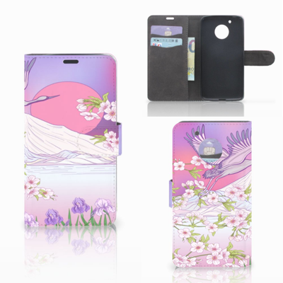 Motorola Moto G5 Telefoonhoesje met Pasjes Bird Flying