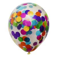 Globos Confetti ballonnen 3 stuks in zakje - thumbnail