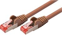 CAT6 S/FTP-Netwerkkabel | RJ45 Male - RJ45 Male | 7,5 m | Bruin - thumbnail