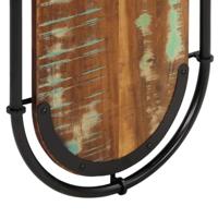 VidaXL Wandkapstokken 2 st met 4 haken massief gerecycled hout - thumbnail