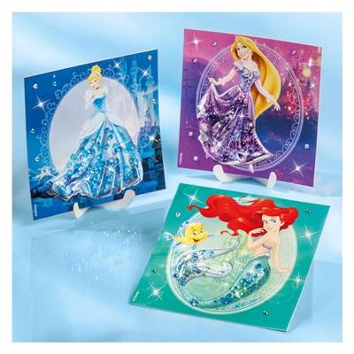 Totum disney princess - glitter shaker kaarten maken