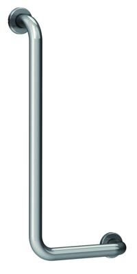 Wandbeugel RVS - 90° gehoekt 30 x 60 cm | Maak een keuze : Rechts | Atlantis