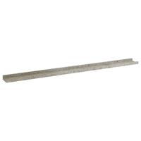 Wandschappen 4 st 115x9x3 cm betongrijs - thumbnail