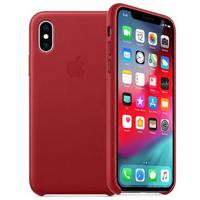 (PRODUCT) RED - Achterzijde behuizing voor mobiele telefoon - leer - rood - voor iPhone XS Max - thumbnail
