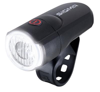 Axa Sigma aura 30 koplamp led 30 lux batterij zwart 15950 - thumbnail