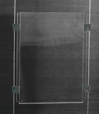 Sigel SI-SE110 Presentatiesysteem Exposio 2x Acrylplaat A3, 8 Clips Sigel SI-SE110 Presentatiesysteem Exposio 2x Acrylplaat A3, 8 Clips