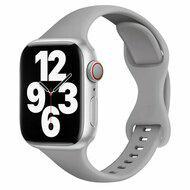 Sportbandje Slim Fit - Grijs - Geschikt voor Apple Watch 44mm / 45mm / 46mm / 49mm - thumbnail