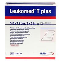 Leukomed Transparant wondverband T plus 7.2 x 5cm 50 Stuks - thumbnail