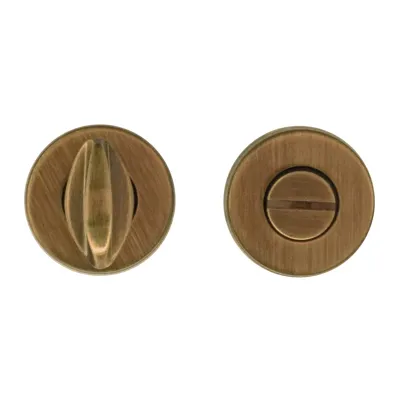 Hdd Pro WC Garnituur Rond Klikrozas 45 Mm Brons Hdd Pro WC Garnituur Rond Klikrozas 45 Mm Brons