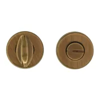 Hdd Pro WC Garnituur Rond Klikrozas 45 Mm Brons - thumbnail