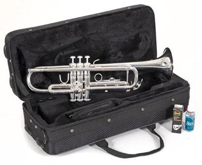 Vincent Bach TR650S Bb trompet 119 mm (verzilverd) met tas