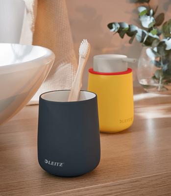 Handzeepdispenser leitz cosy 300ml geel