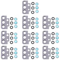 10 PCS Camera Lens Cover for Samsung Galaxy A52 SM-A525(Black) - thumbnail