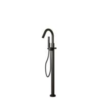 BWS Badkraan Cemal Vrijstaand Mengkraan Compleet Mat Zwart - thumbnail