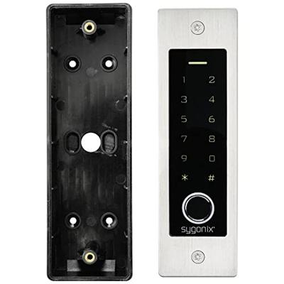 Sygonix SY-5231014 Toegangsysteem met vingerafdruk/RFID Inbouw (in muur) 12 V/DC, 18 V/DC IP55 Met verlicht toetsenbord - thumbnail