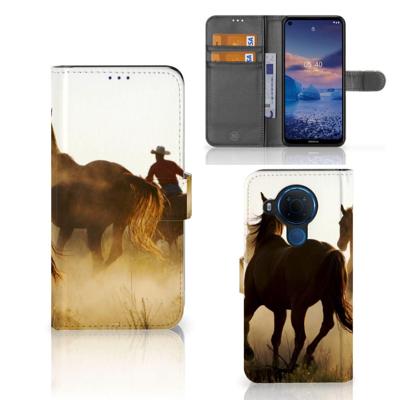 Nokia 5.4 | Telefoonhoesje | Met pasjeshouder | Design Cowboy Nokia 5.4 | Telefoonhoesje | Met pasjeshouder | Design Cowboy