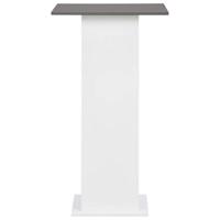 Bartafel 60x60x110 cm wit en antracietgrijs - thumbnail