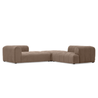 Modulaire Bank Honolulu Bruin Stof - thumbnail