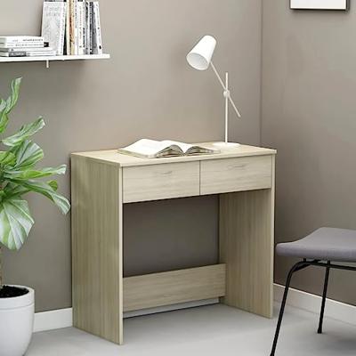 VidaXL Bureau 80x40x75 cm bewerkt hout sonoma eikenkleurig