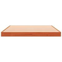 Bedframe massief grenenhout wasbruin 120x200 cm - thumbnail